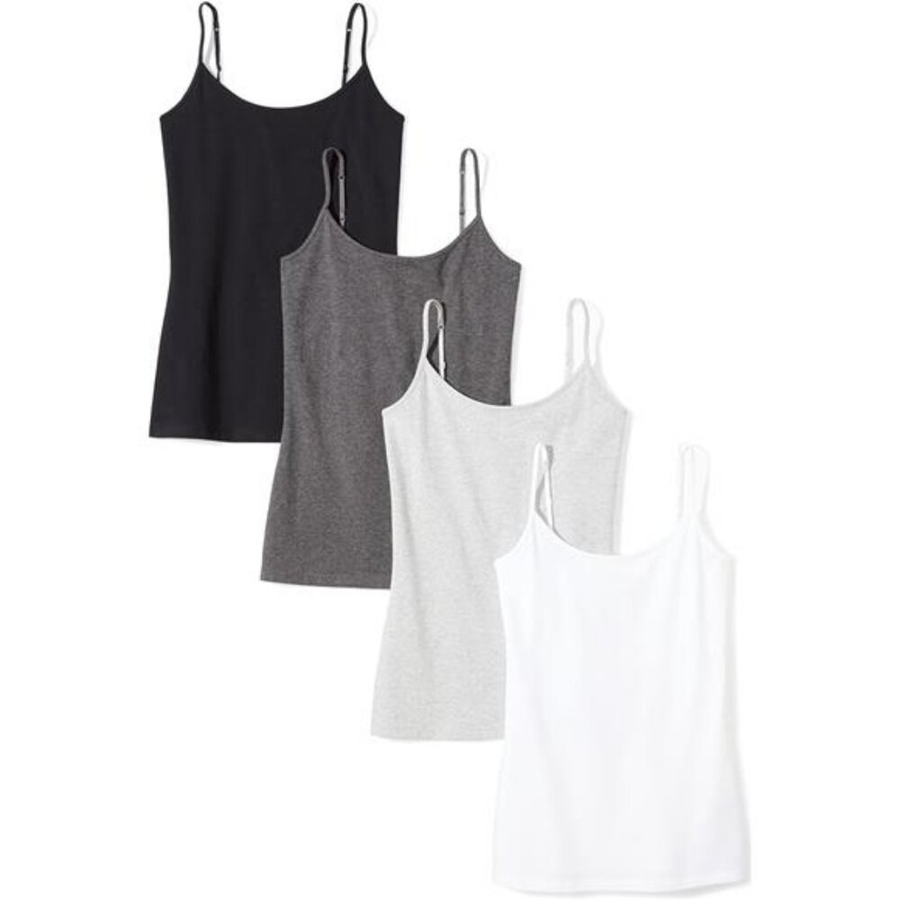 Women's Slim-Fit Camisole, Pack of 4